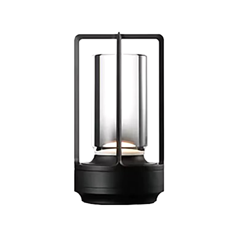 Aluminum Alloy Crystal Lamp LED Rechargeable Touch Table Lamp Restaurant Decoration Atmosphere Night Light Camping Creative Lamp